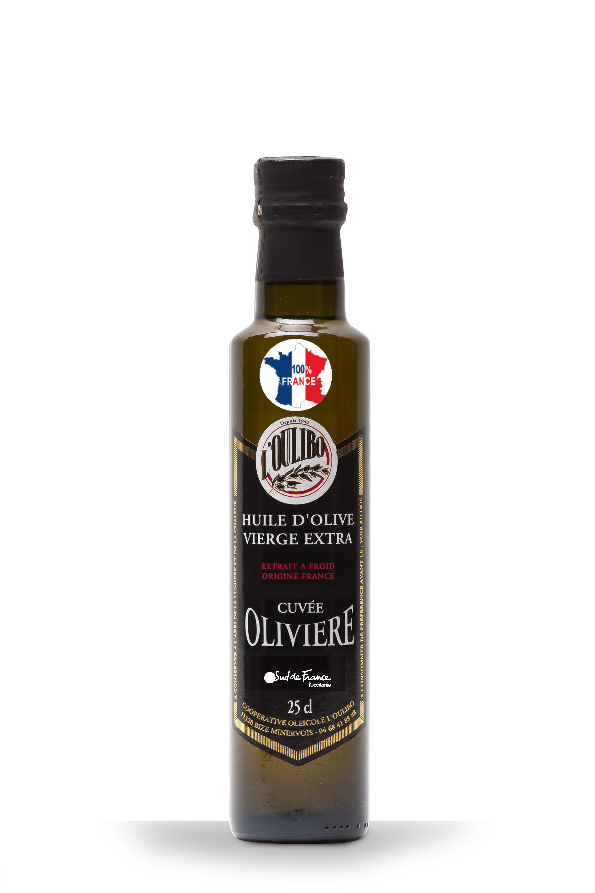 르올리보 올리비에르 햇 올리브 오일 25cl 검은 병